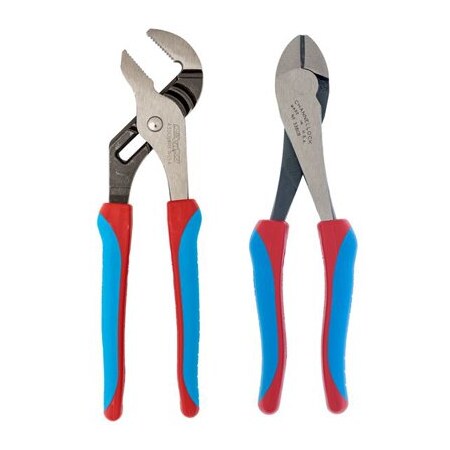 Channellock PLIER SET 3Pc "Code Blue" (430CB338CBh CLCBH-1